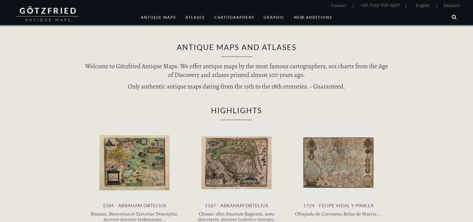 Скриншот сайта vintage-maps.com - Нажмите для увеличения etomesto.ru